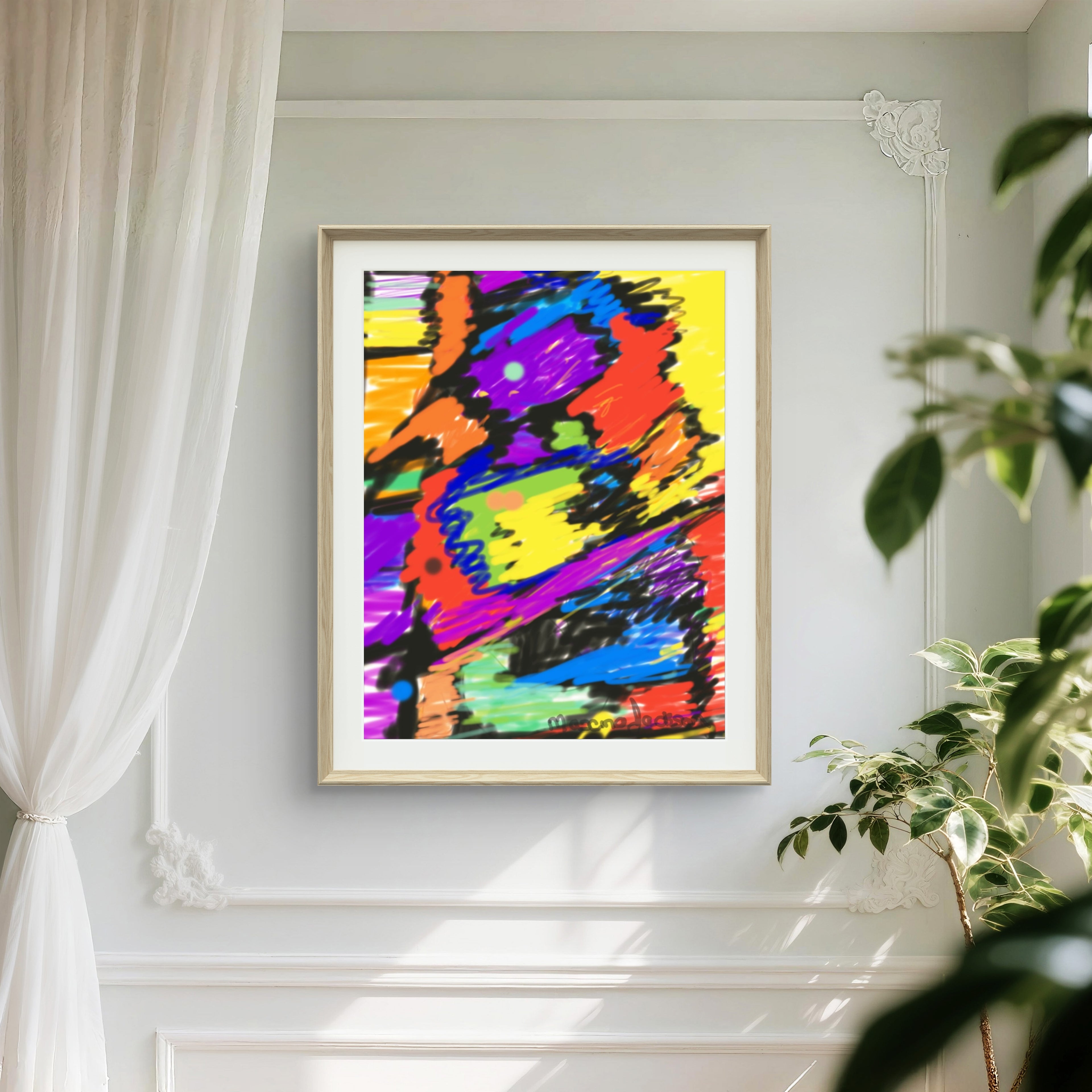 Electric Fusion – Original Abstract Digital Artwork