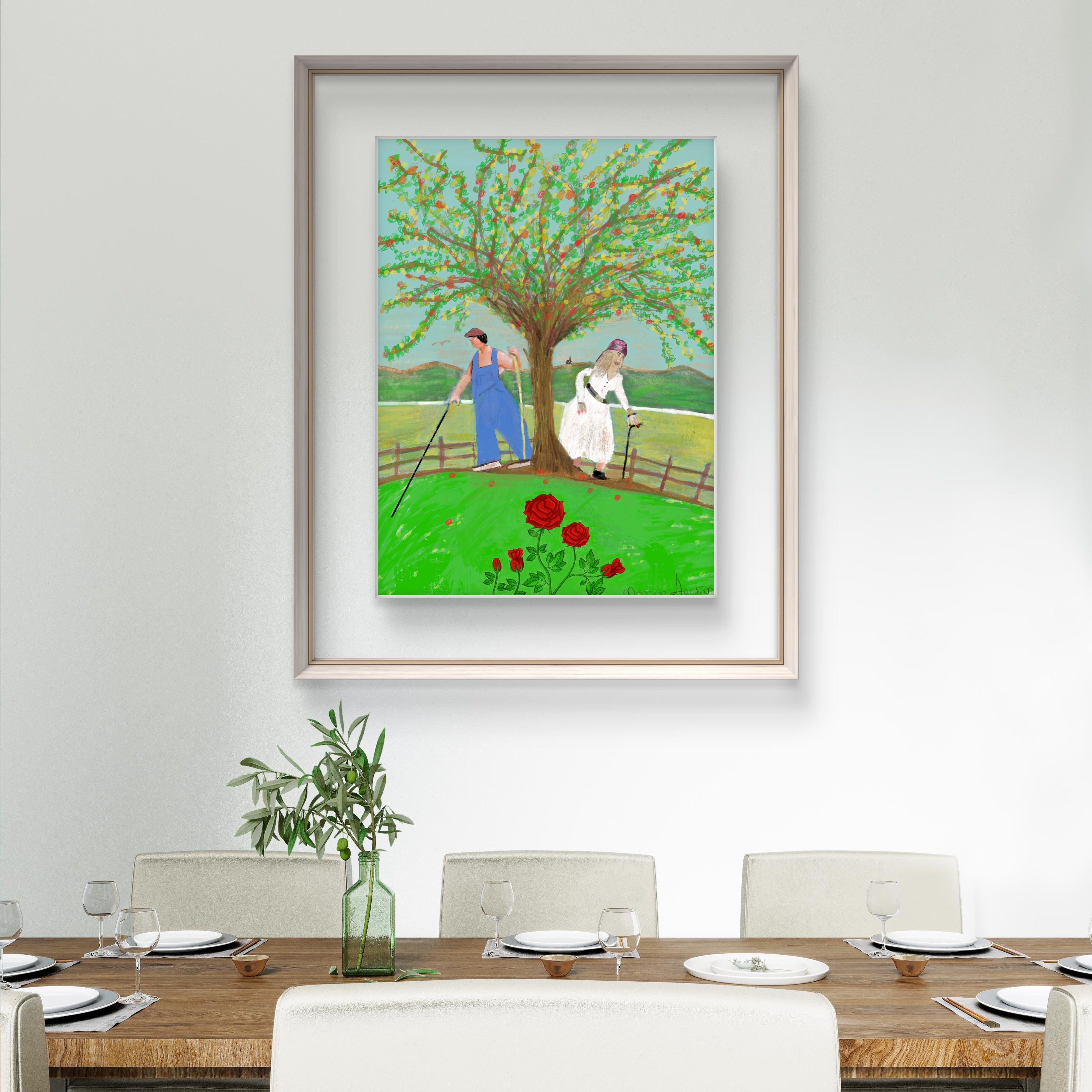 Adam and Eve Original Artwork by Maxine Jackson