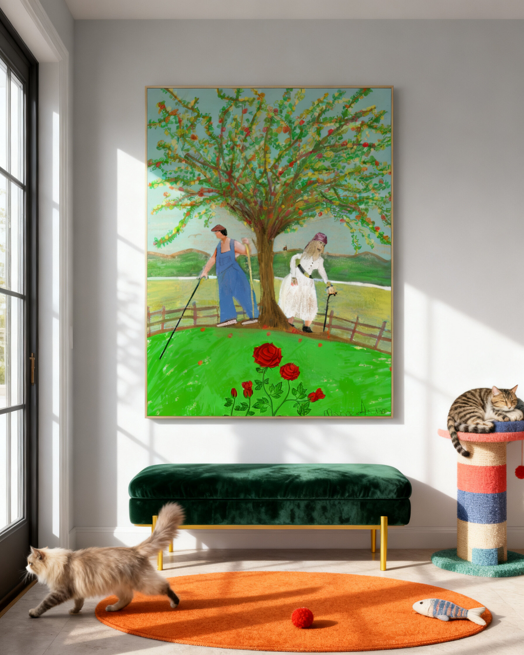 Adam and Eve Original Artwork by Maxine Jackson