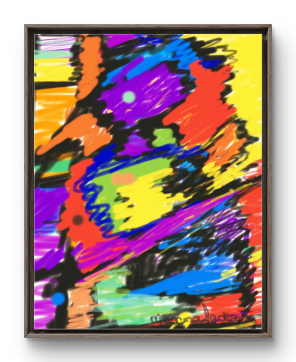 Electric Fusion – Original Abstract Digital Artwork