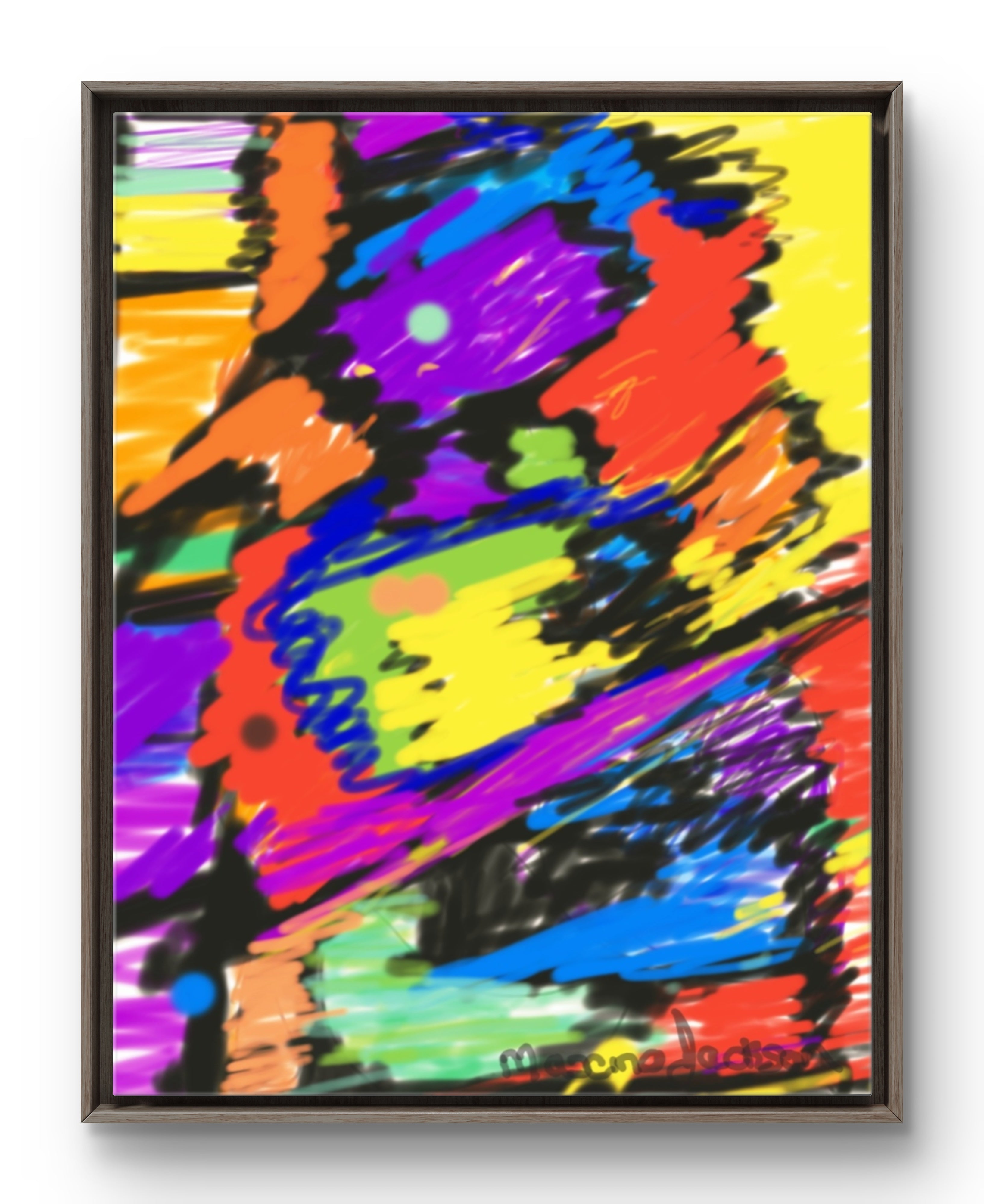 Electric Fusion – Original Abstract Digital Artwork