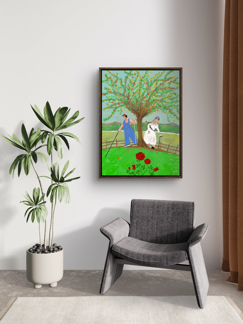 Adam and Eve Original Artwork by Maxine Jackson