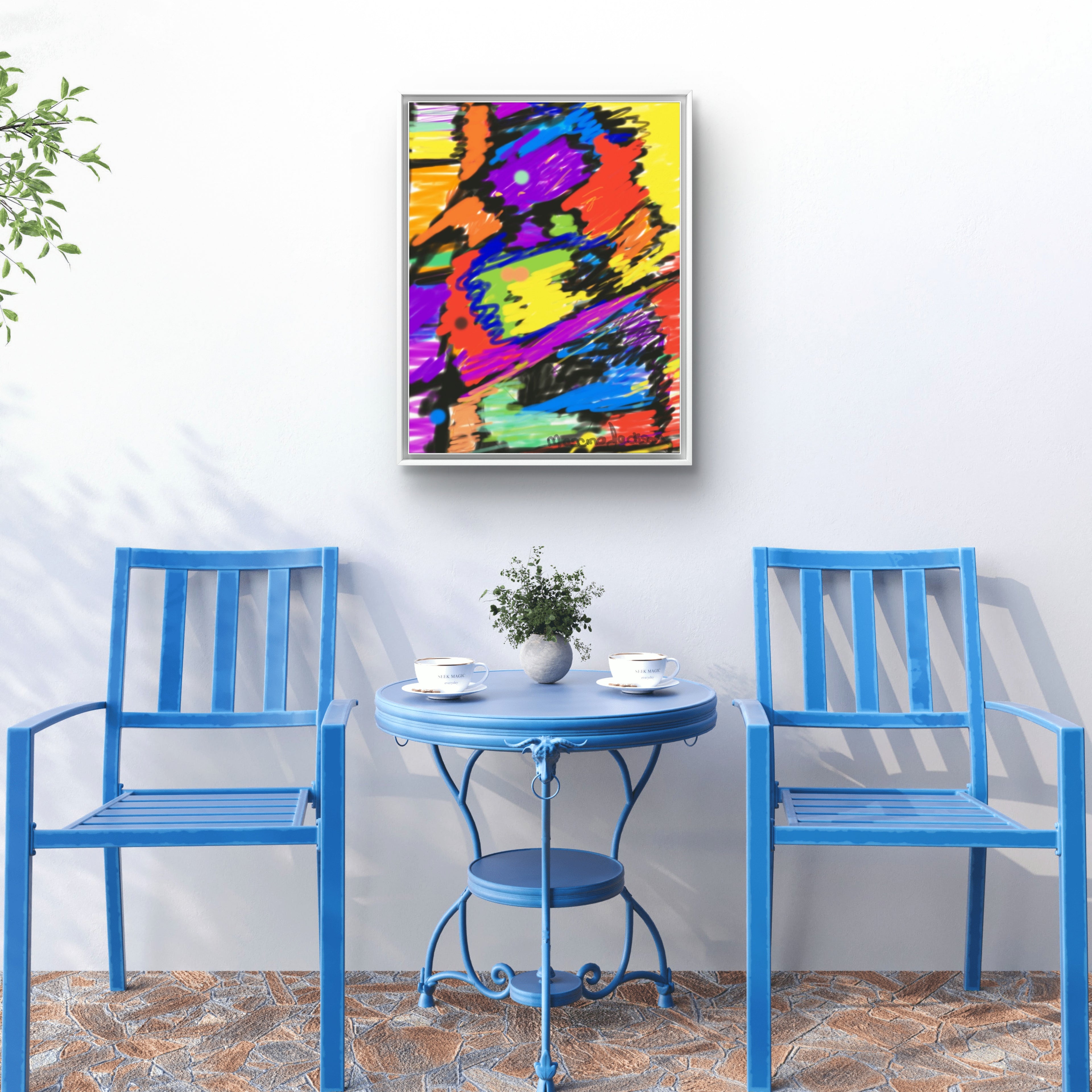 Electric Fusion – Original Abstract Digital Artwork