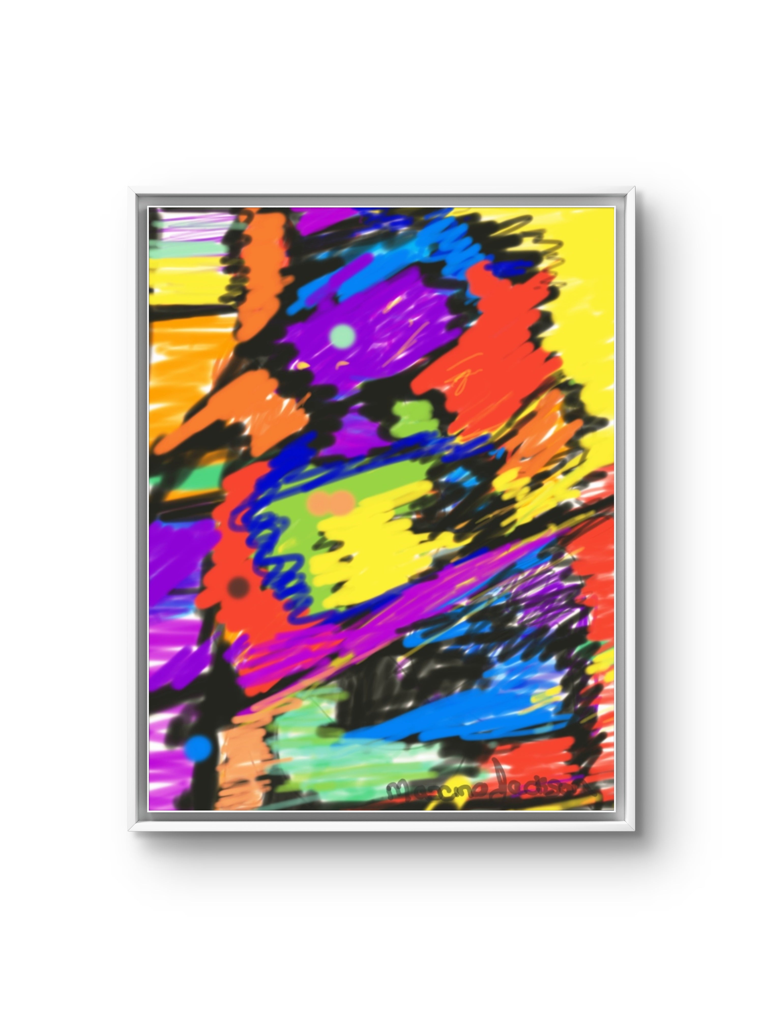 Electric Fusion – Original Abstract Digital Artwork