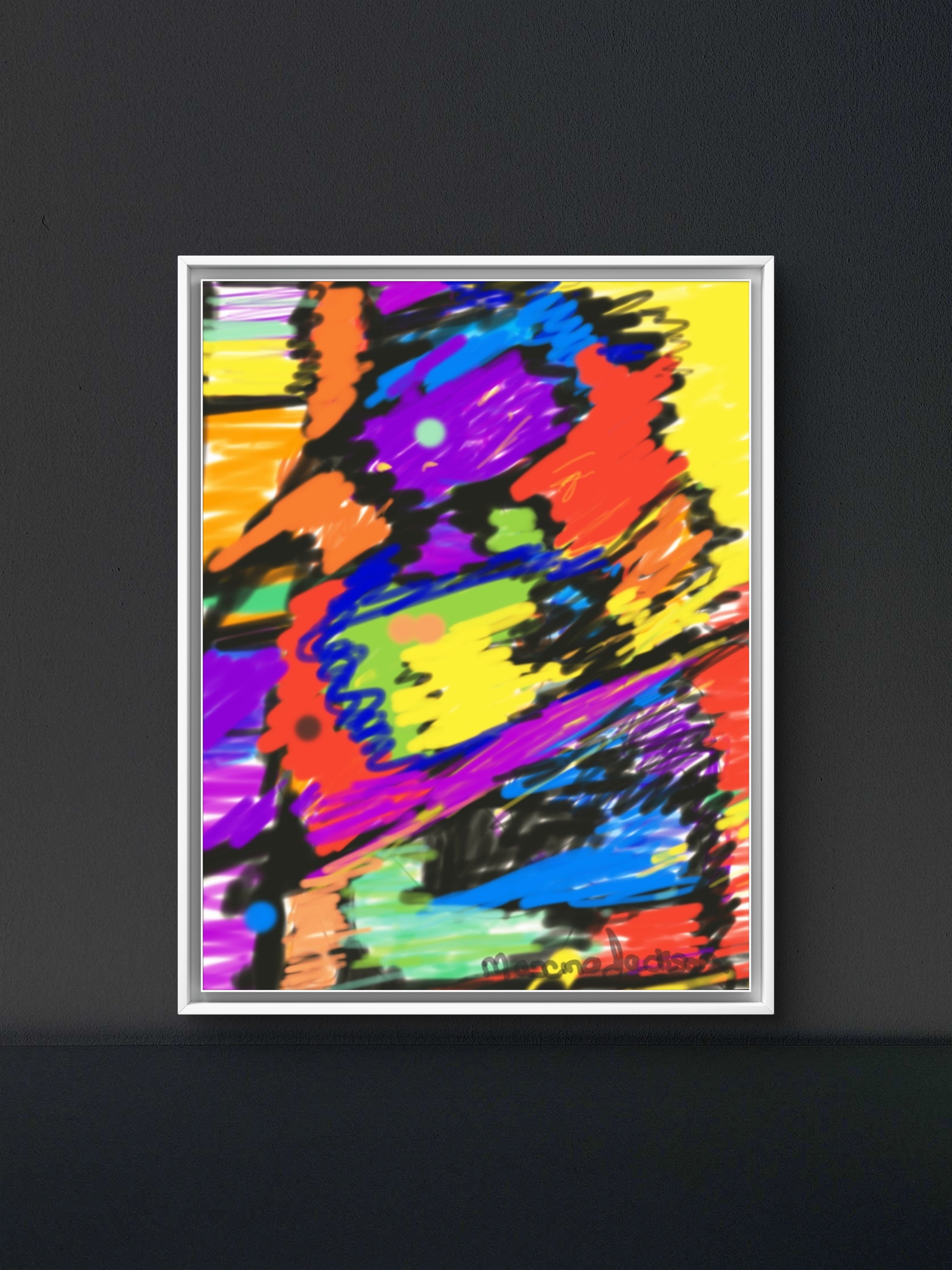 Electric Fusion – Original Abstract Digital Artwork