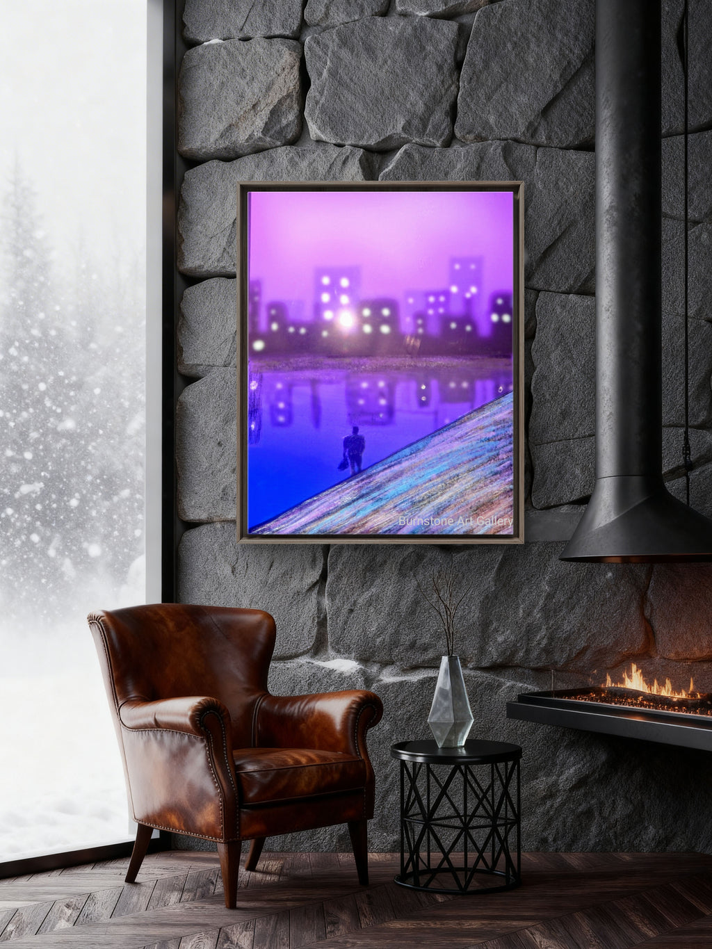 Silent Reflections – Original Digital Artwork by Maxine Jackson