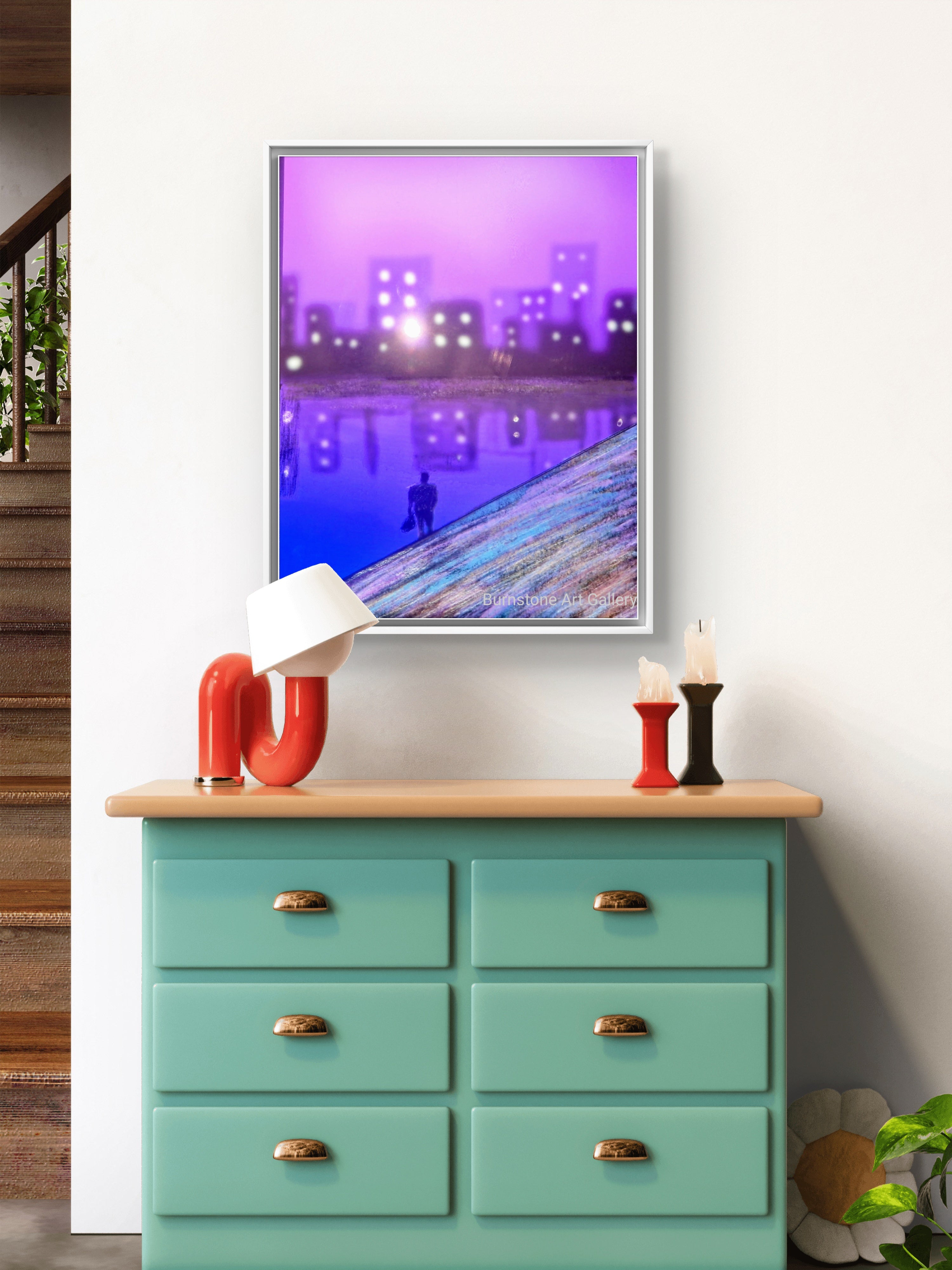 Silent Reflections – Original Digital Artwork by Maxine Jackson